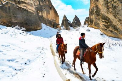 Cappadocia Sunset Horse Riding through the Valleys and Fairy Chimneys - Meeting the horses: helmets, briefings, and your safety checklist